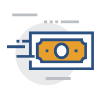 Moving money icon