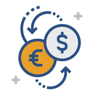 Currency exchange icon